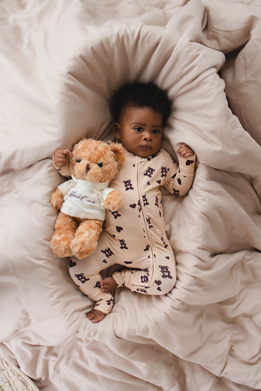 Brown Sugar Bear Romper